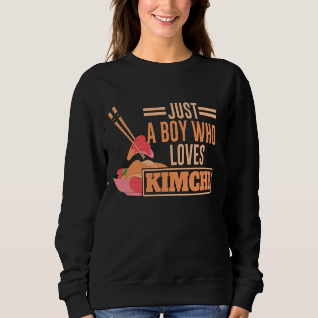 Sudadera Amante kimchi de comida coreana (Anverso)