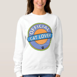 Sudadera Amante Oficial de Gatos
