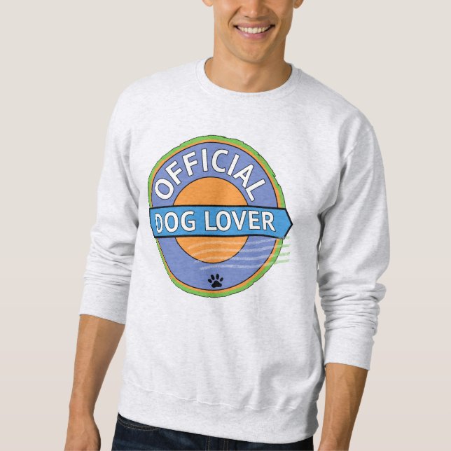 Sudadera Amante Oficial de Perros    (Anverso)