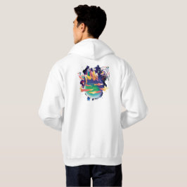 Sudadera Amantes Celestiales en el Planeta Tierra con Pato