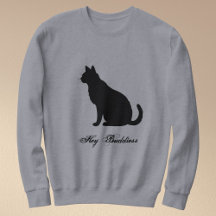 Amantes de gatos negros divertidos cita personaliz