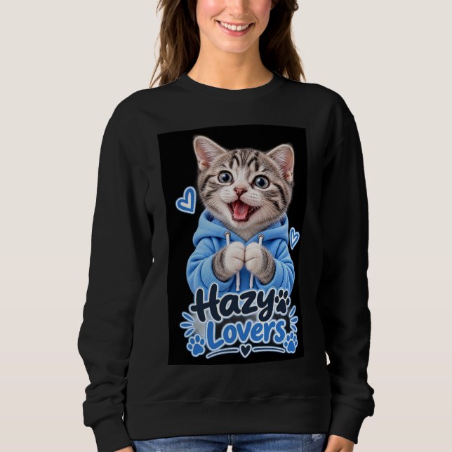 Sudadera Amantes de Hazy Básico (Anverso)