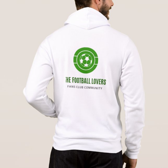 Sudadera Amantes de la chaqueta de fútbol (Reverso)