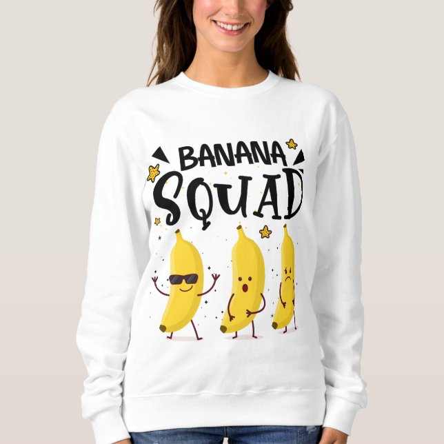 Sudadera Amantes de la fruta bananera en verano (Anverso)