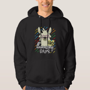 Sudadera Amantes de la Llama Alpaca: 120 días llamativos de