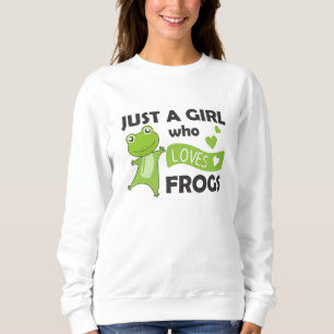 Sudadera Amantes De La Rana Animales Dulces Para Chicas Ros