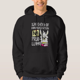 Sudadera Amantes de Llamas y Alpacas 120 Días de Kindergart