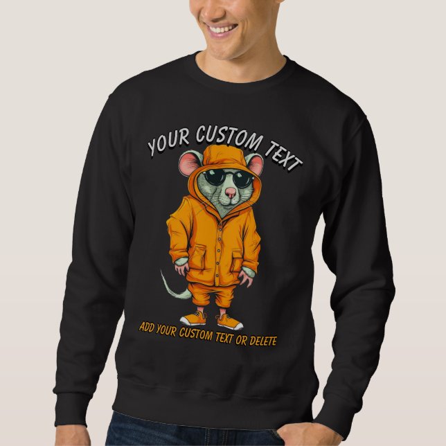 Sudadera Amantes de los hámsters Moda Animal con Estilo (Anverso)