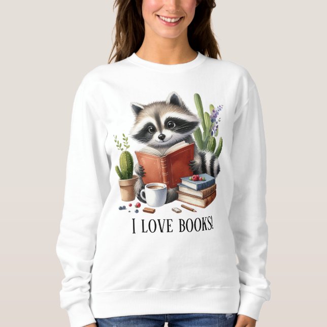 Sudadera Amantes de los libros de moda personalizable de ma (Anverso)