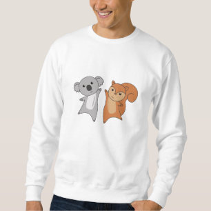 Sudadera Amantes de los niños con las ardillas de Koala