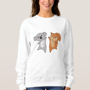 Sudadera Amantes de los niños con las ardillas de Koala