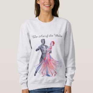 Sudadera Amantes del Baile de Vals Diseño Gráfico Elegante