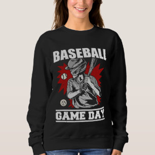 Sudadera Amantes del Bate de Béisbol del Día del Juego de B