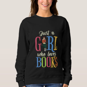 Sudadera Amantes del Libro Sólo Un Chica que ama el pulidor