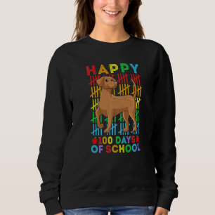Sudadera Amantes del perro Vizsla Profesor Estudiante Feliz