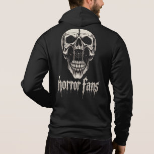 Sudadera Amantes del Terror Cráneo Edgy Ropa Urbana Gótic