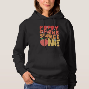 Sudadera Amapola Del Dulce Uno Lindo Melocotón Primer Cumpl