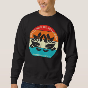 Sudadera Amar a Buda Amar la Amabilidad Retro La Mentalidad