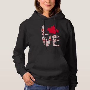 Sudadera Amar a Canadá deja arce a cuerdo día canadiense