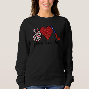 Sudadera Amar a Chile Orgulloso Bandera Chilena