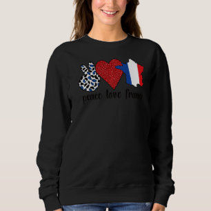Sudadera Amar a Francia Orgullosa bandera francesa Roots fr