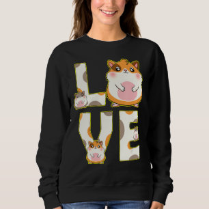 Sudadera Amar a Hamster Cute Mascotas Animales Chicas Mujer