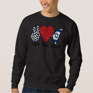 Sudadera Amar a Israel Orgulloso Bandera Israelí Rodas Isra