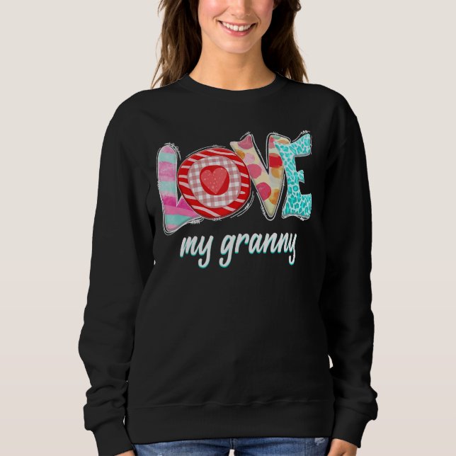 Sudadera Amar a mi abuela Feliz Día de la Madre (Anverso)