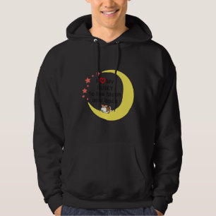 Sudadera Amar A Mi Husky A La Luna Y A La Espalda