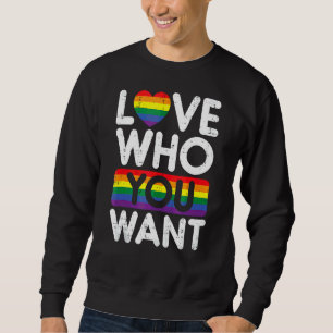 Sudadera Amar A Quién Quieres El Orgullo Gay Del Corazón Ar