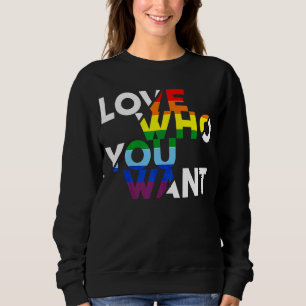 Sudadera Amar A Quién Quieres Gay Bisexual Transgénero Lgbt