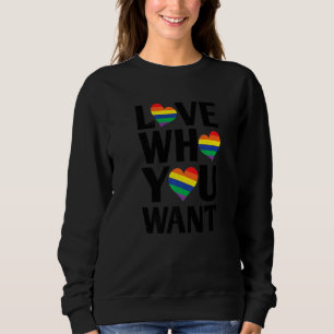 Sudadera Amar A Quién Quieres Lgbtq Diversidad Orgullo Arco