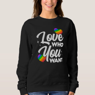 Sudadera Amar A Quién Quieres Lgbtq Diversidad Orgullo Arco