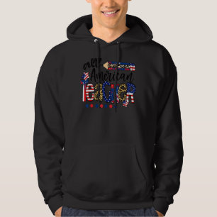 Sudadera Amar a todo profesor norteamericano Vida Bandera n