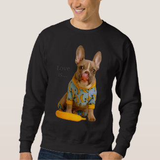 Sudadera Amar al Bulldog francés Frenchie Mom Dad Dog Pe