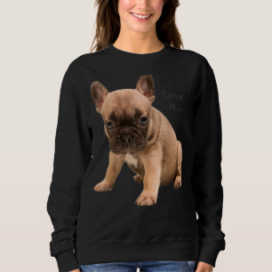 Sudadera Amar al Bulldog francés Frenchie Mom Dad Dog Pe