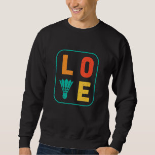 Sudadera Amar al jugador gráfico de badminton jugador Shutt