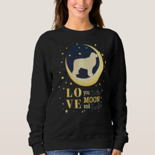 Sudadera Amar Al Perro De Terranova A La Luna
