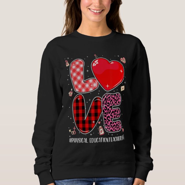 Sudadera Amar al profesor de educación física Leopard Buffa (Anverso)