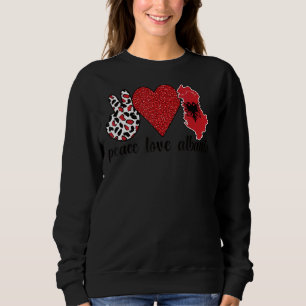 Sudadera Amar Albania Orgullosa Bandera Albanesa Raíces