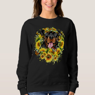 Sudadera Amar El Girasol Rottweiler Por El Amante Del Perro
