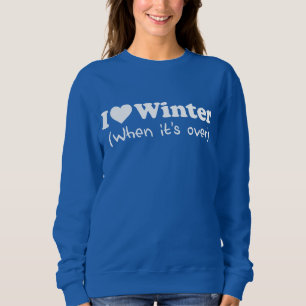 Sudadera Amar el invierno (cuando terminó)