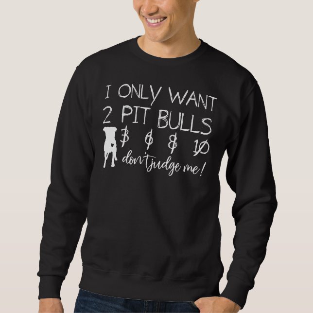 Sudadera Amar Pitbulll Por Papá Pítido O Dueño De Pitbull,  (Anverso)
