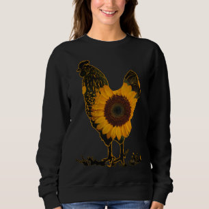 Sudadera AMAR Vint. de girasoles de pollo