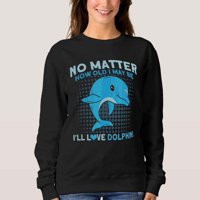 Sudadera Amaré delfines animal delfín (Anverso)