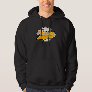 Sudadera Amarillo de la universidad de Alaska estilo AK nac
