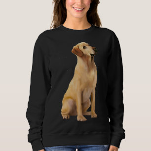 Sudadera Amarillo labrador mirando