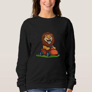 Sudadera Amarre la jungla con energía de león de la cortado
