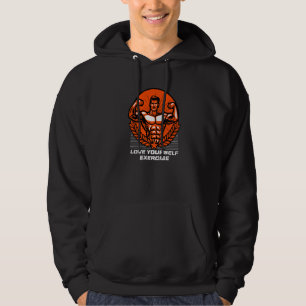 Sudadera Amarte Ejercer Fitness Cita Motivacional