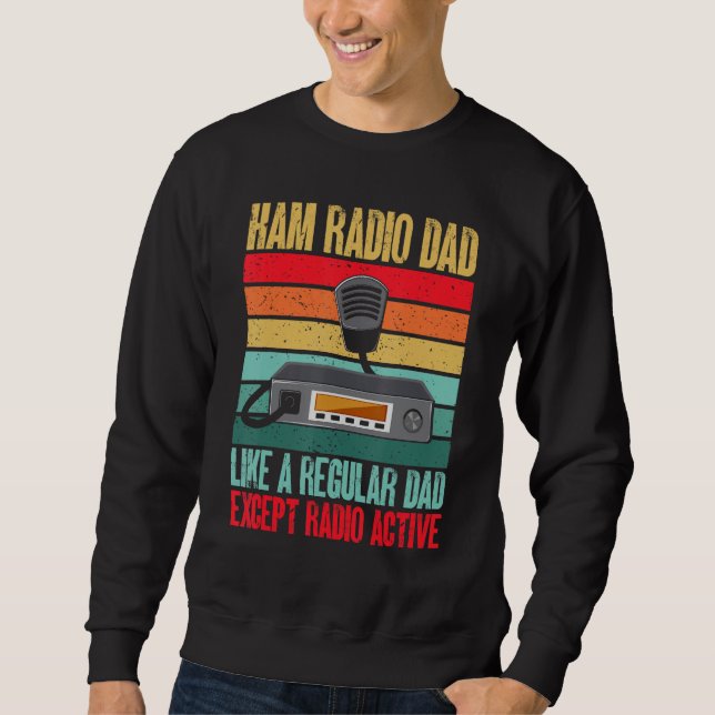 Sudadera Amateur Radio Ham Radio Dad Radio Acitve (Anverso)